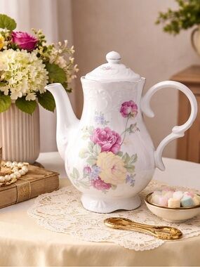 Menuet Poland "Royal Vienna Collection" Porcelain Teapot